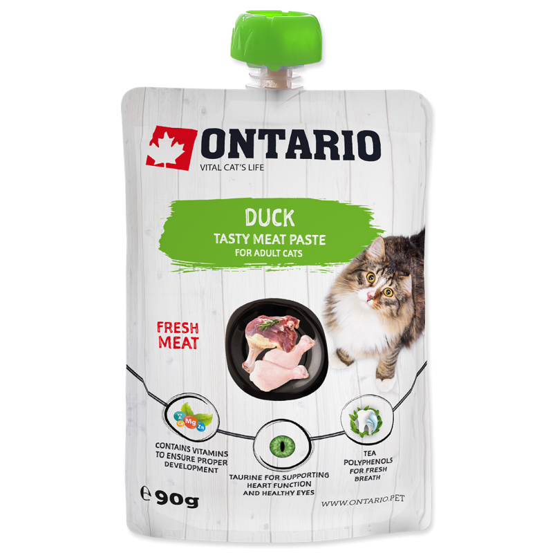 Ontario CAT Adult Tasty Meat Paste Duck 90g