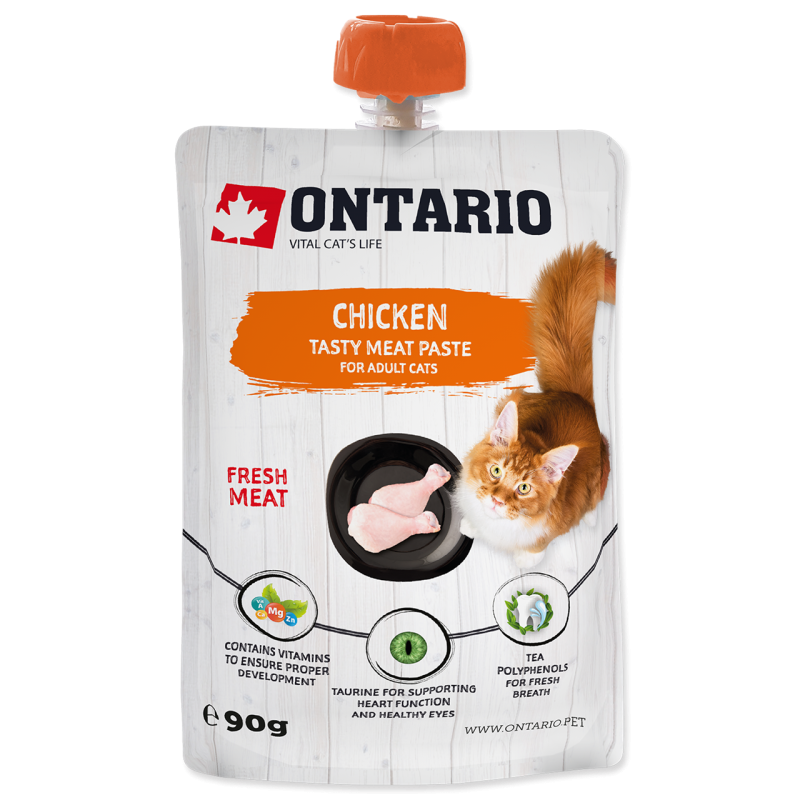 Ontario CAT Adult Tasty Meat Paste Chicken 90g