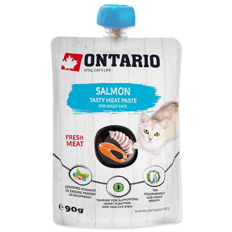Ontario CAT Adult Tasty Meat Paste Salmon 90g