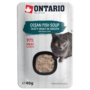 Ontario CAT Adult Zupa z rybami oceanicznymi 40g