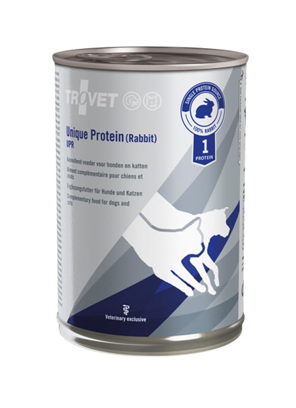 Trovet Dog/Cat Unique Protein UPR Królik puszka 400g