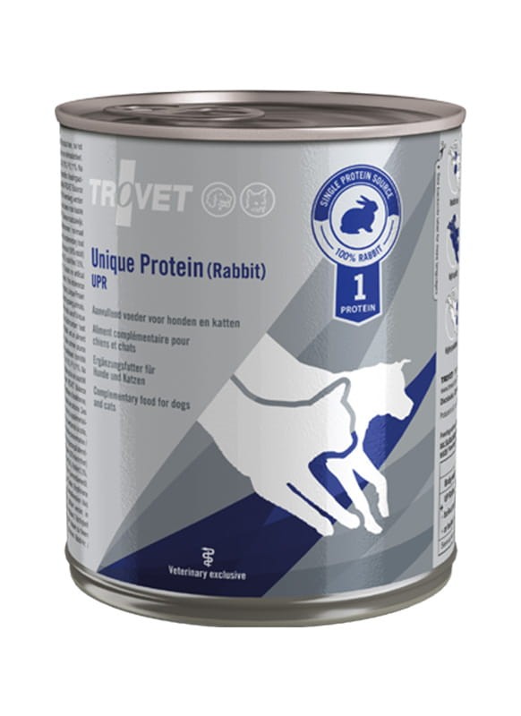 Trovet Dog/Cat Unique Protein UPR Królik puszka 800g