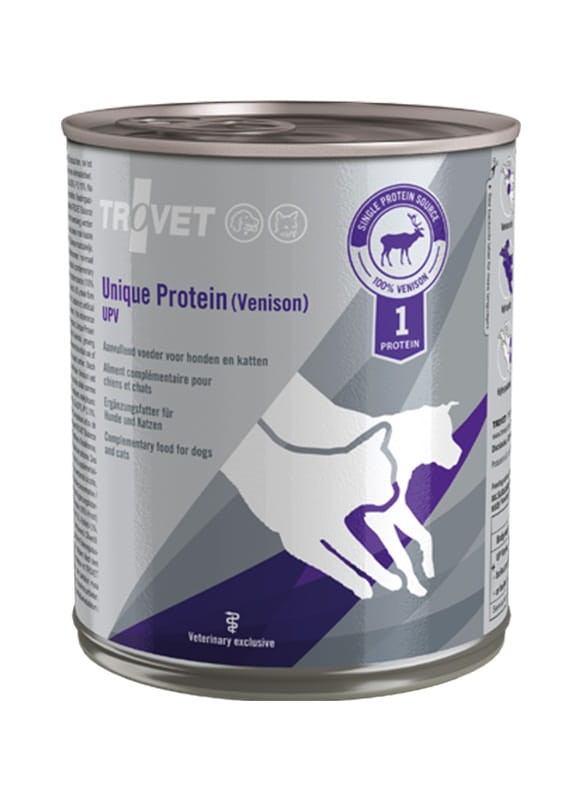 Trovet Dog/Cat Unique Protein UPV Dziczyzna puszka 800g