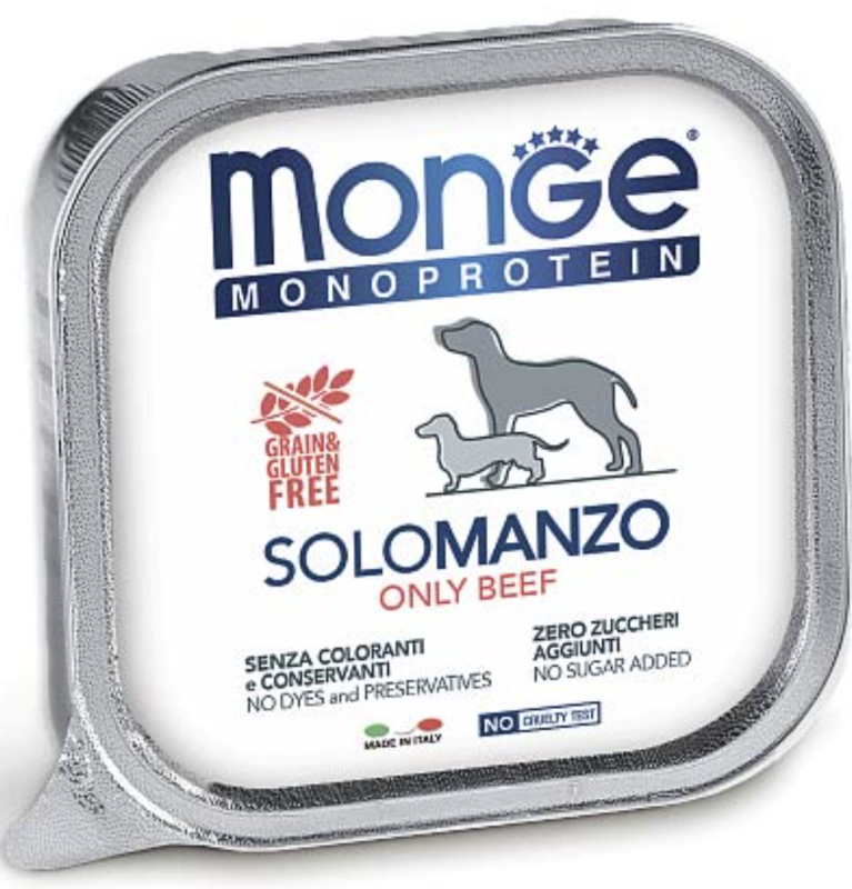Monge Dog Monoprotein Solo Wołowina 150g