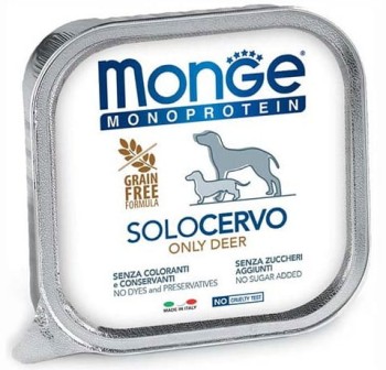 Monge Dog Monoprotein Solo Jeleń 150g 