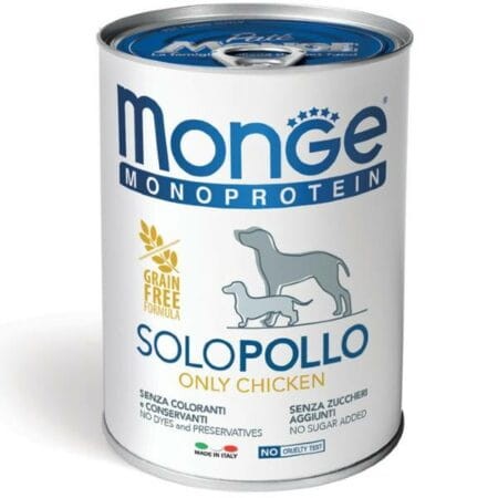 Monge Dog Monoprotein Solo Kurczak 400g