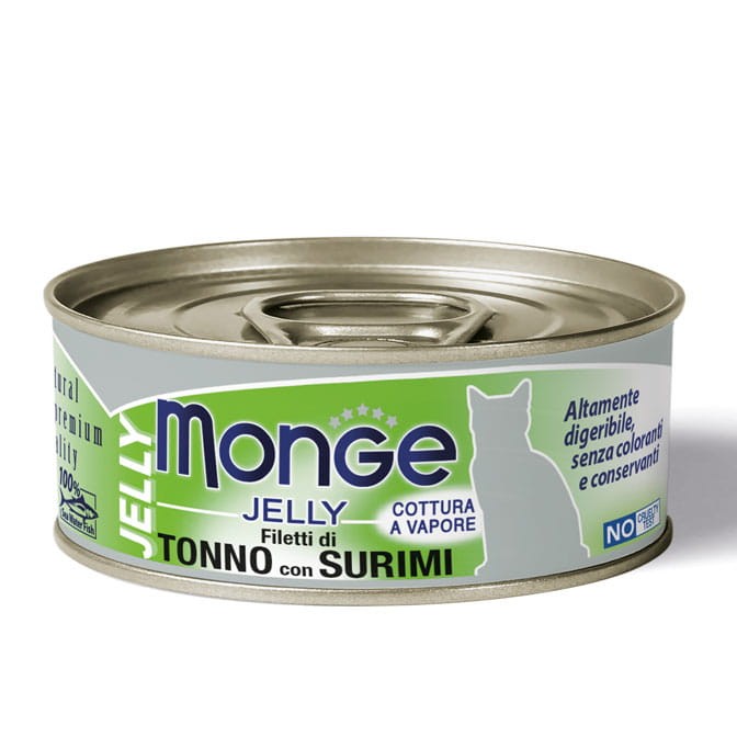 Monge Cat Tuńczyk z Surimi w galaretce 80g