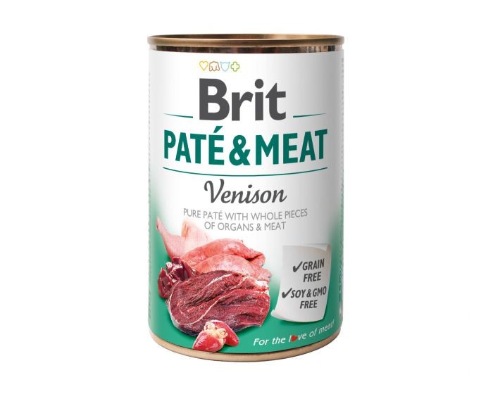 BRIT Pate & Meat Venison - pasztet z dziczyzną 400g