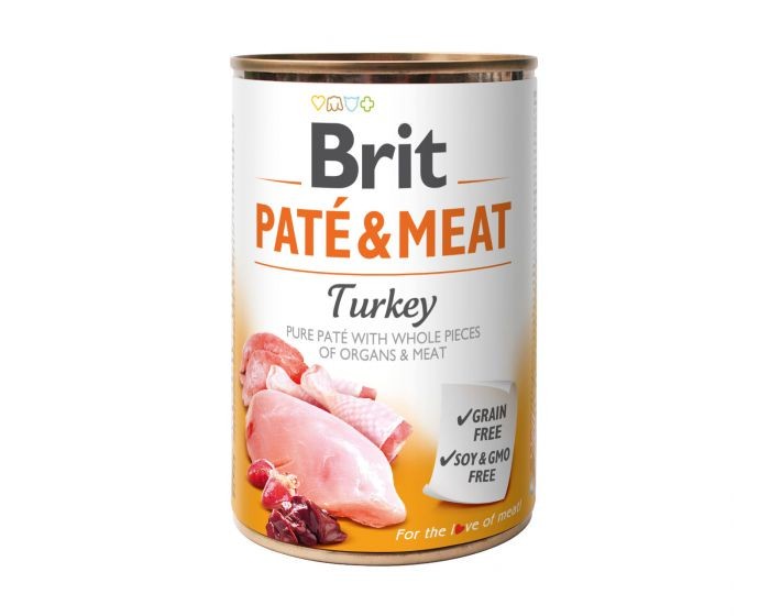 BRIT Pate & Meat Turkey - pasztet z indykiem 400g