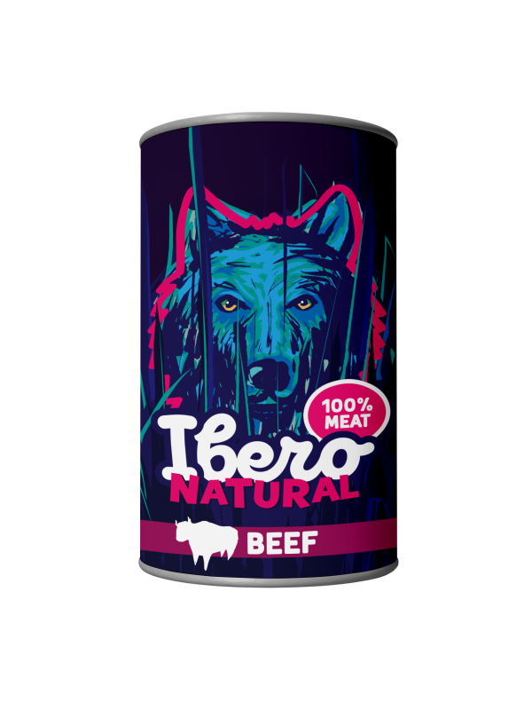 IBERO Natural Adult Dog Beef - z wołowiną 400g