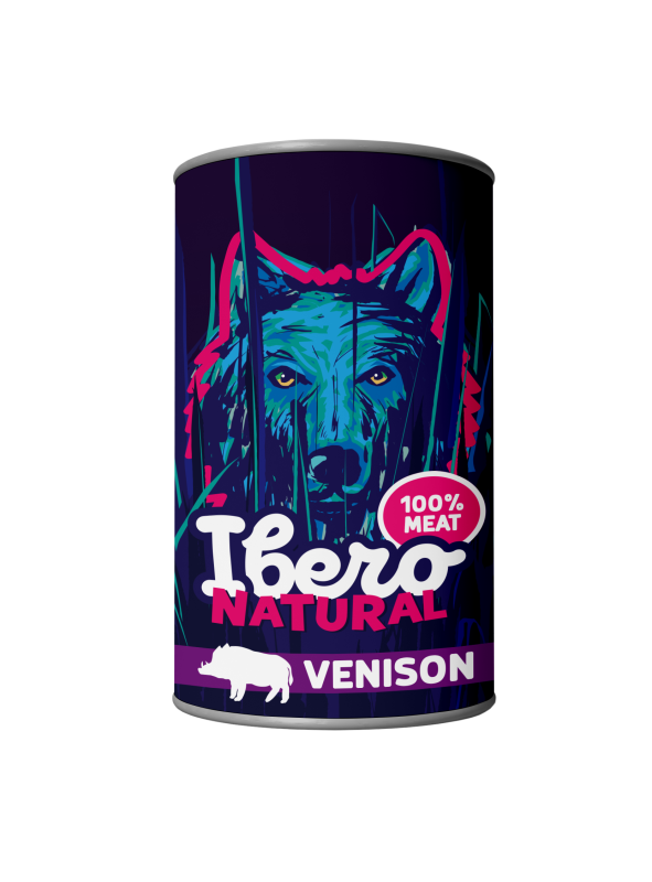 IBERO Natural Adult Dog Venison - z dziczyzną 400g