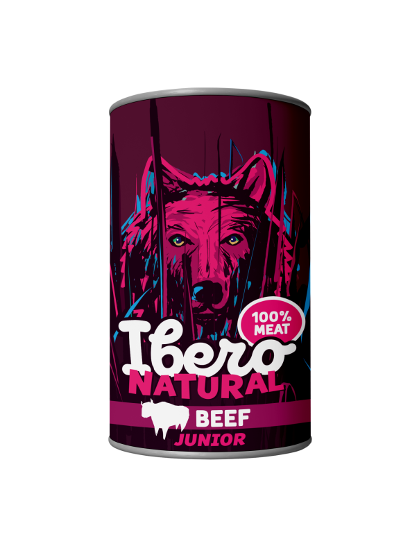 IBERO Natural Junior Dog Beef - z wołowiną 400g