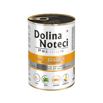 DOLINA NOTECI Premium bogata w  kaczkę z dynią - puszka 400g 