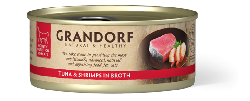 GRANDORF CAT Tuna Fillet Shrimps 70g