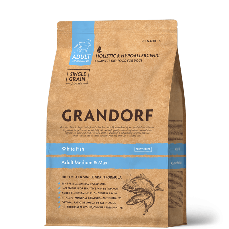 GRANDORF Adult Medium/Maxi White Fish