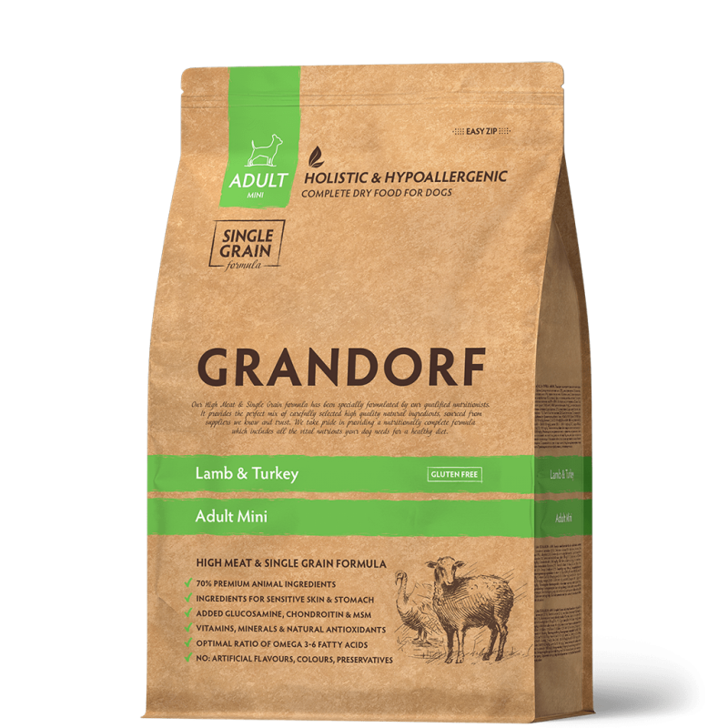 GRANDORF Adult Mini Lamb Turkey 8kg