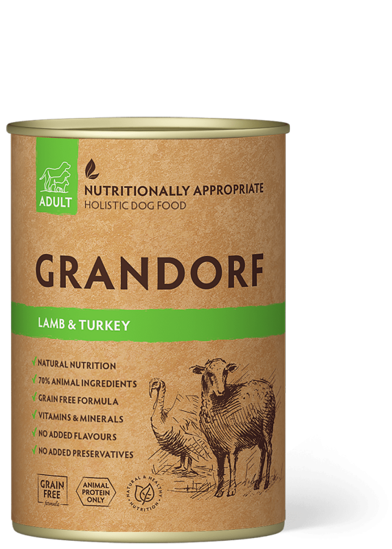 GRANDORF Dog Lamb Turkey 400g