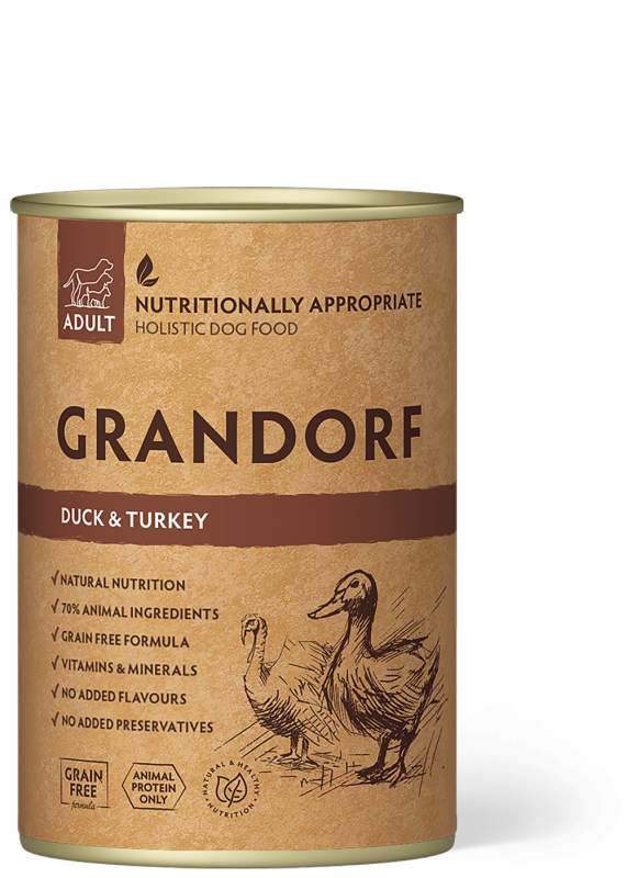 GRANDORF Dog Duck Turkey 400g