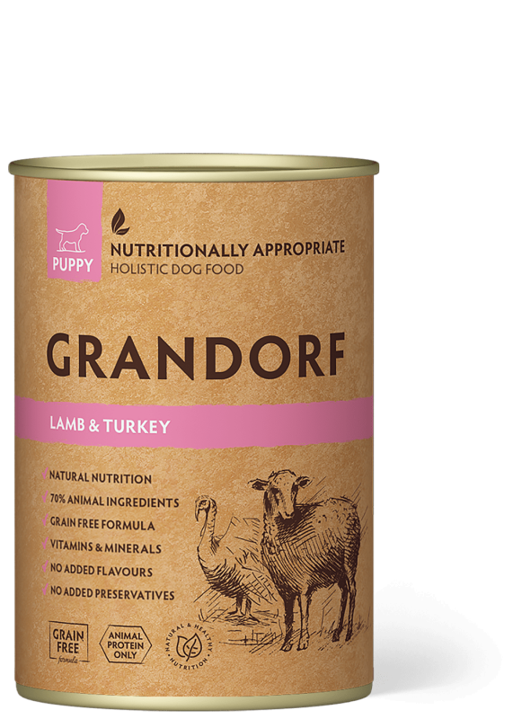 GRANDORF Puppy Lamb Turkey 400g