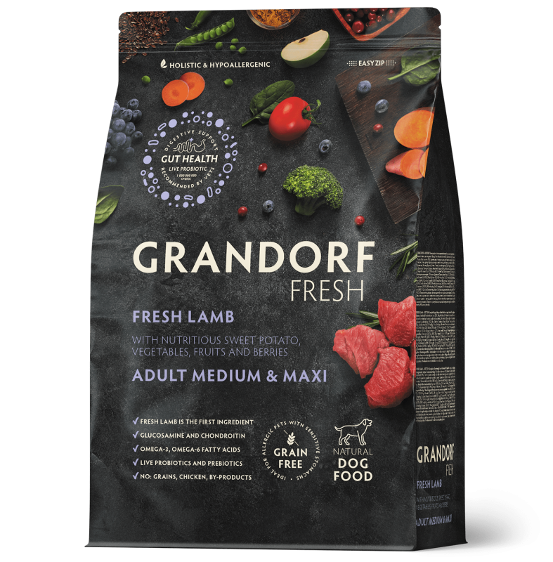 GRANDORF Fresh Adult Medium/Maxi Lamb