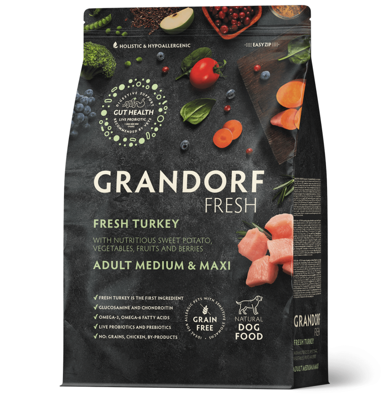 GRANDORF Fresh Adult Medium/Maxi Turkey