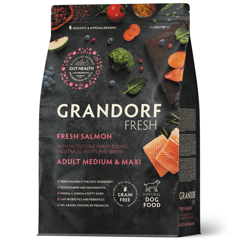GRANDORF Fresh Adult Medium/Maxi Salmon