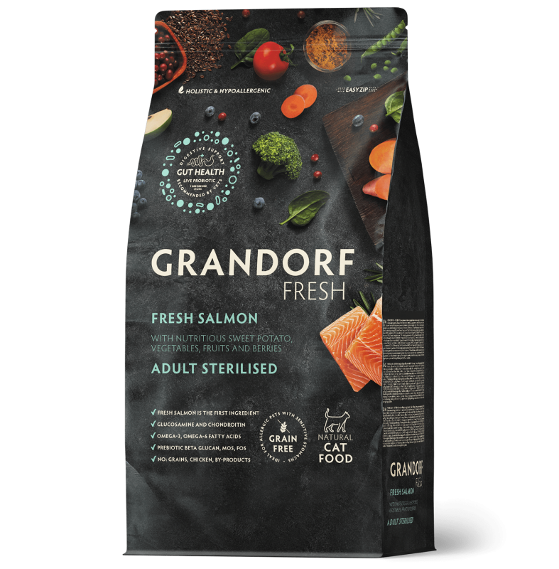 GRANDORF Cat Fresh Adult Sterilised Salmon