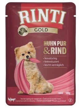 Rinti Gold Pure Kurczak z wołowiną (saszetka) 100g