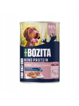 BOZITA DOG Mono protein postbiotyk Pork (puszka) 400g