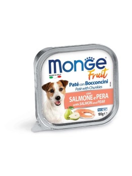 Monge Dog Fruit Pasztet z łososiem i gruszką 100g