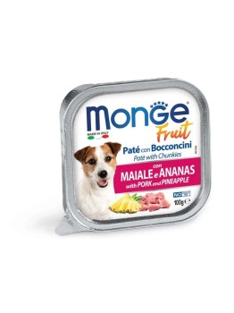 Monge Dog Fruit Pasztet z wieprzowiną i ananasem 100g
