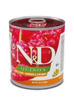 Farmina N&D DOG Quinoa Skin&Coat Herring Adult (puszka) 285g