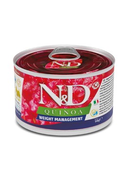 Farmina N&D DOG Quinoa Weight Management Adult Mini (puszka) 140g 