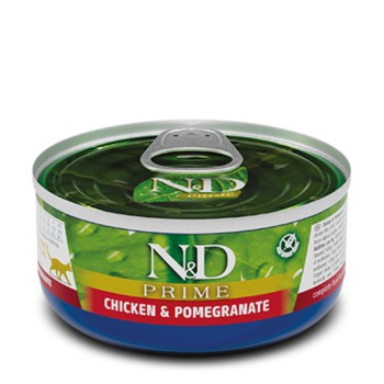 Farmina N&D CAT Prime Feline Chicken & Pomegranate Adult (puszka) 70g