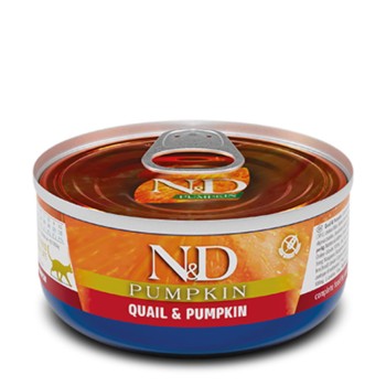 Farmina N&D CAT Pumpkin Feline Quail & Pumpkin Adult (puszka) 70g