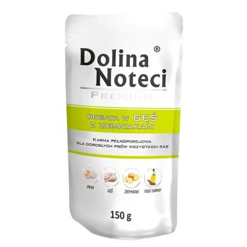 DOLINA NOTECI Premium bogata w  gęś z ziemniakami 150g 