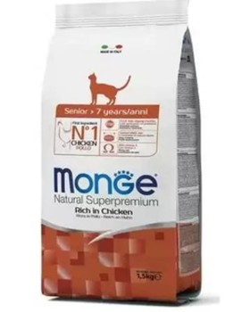 Monge Natural Superpremium Cat Senior Kurczak 1,5kg