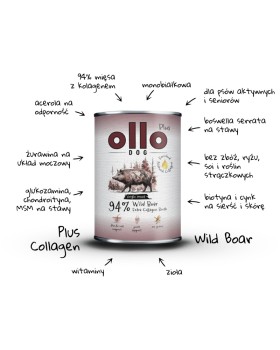 OLLO Plus Kolagen Dzik 400g