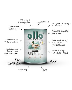 OLLO Plus Kolagen Kaczka 400g