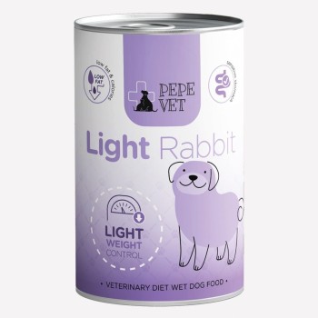 Paka Zwierzaka PEPE VET Light Rabbit (królik) 400g