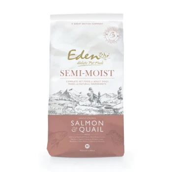 EDEN Półwilgotna karma dla psa Łosoś i przepiórka 10kg
