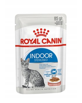 Royal Canin Cat Indoor Sterilised w sosie (saszetka) 85g