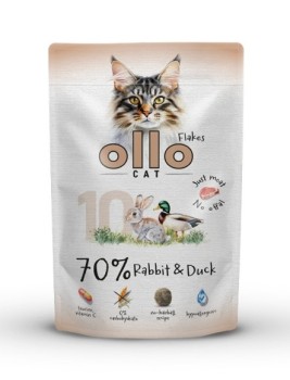 OLLO Cat nr 10 - Królik i Kaczka (saszetka) 85g