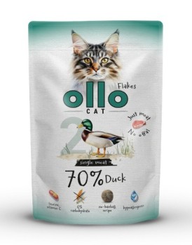 OLLO Cat nr 2 - Kaczka (saszetka) 85g