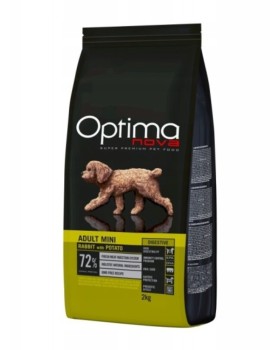 Optimanova Adult Mini Digestive Grain Free Rabbit with Potato 2kg