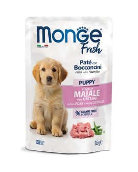 Monge Fresh Puppy wieprzowina z warzywami (saszetka) 85g