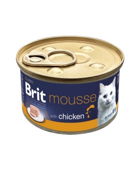 Brit Premium by Nature Cat Mousse with Chicken (puszka) 85g