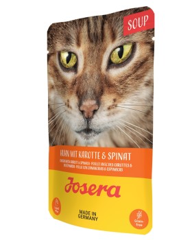 Josera Cat Soup Kurczak z marchewką i szpinakiem 70g