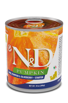 FARMINA N&D DOG Lamb, Pumpkin & Blueberry Starter (puszka) 285g