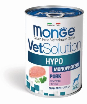 Monge Vet Solution Dog Hypo Monoprotein Wieprzowina 400g 